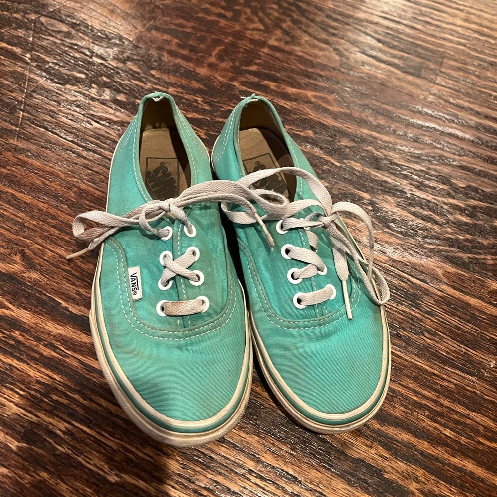 Vintage Turquoise Vans